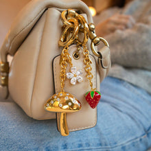 Load image into Gallery viewer, Girls Crew - Strawberry Bag Charm: Gold
