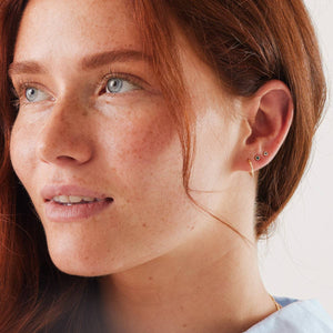 Made By Mary - March Birthstone Stud Earrings