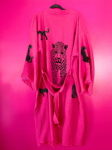 Karli Buxton - Pink Leopard Kaftan