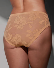 Load image into Gallery viewer, EBY - Sheer Flocked Brief: Madam Muse / XS
