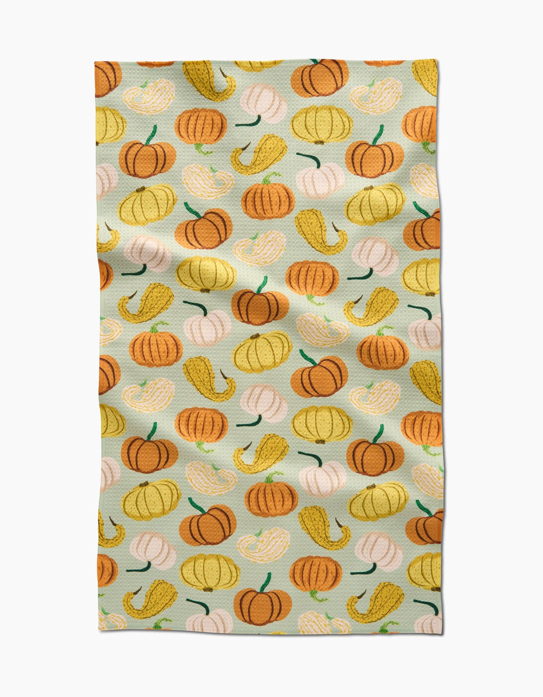 Geometry - Pumpkins And Gourds Tea Towel
