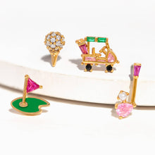 Load image into Gallery viewer, Girls Crew - Hole in One Stud Set: Gold
