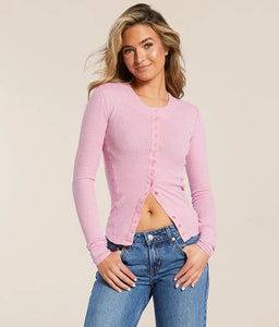 GOING PLACES CARDI / ORCHID SMOKE