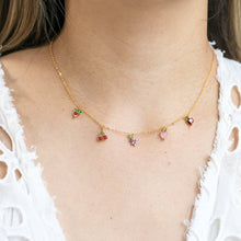 Load image into Gallery viewer, Girls Crew - Fruit Basket Choker: Gold

