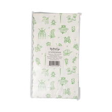 Load image into Gallery viewer, My Mind’s Eye - COZ1339 - Pink and Green Christmas Print Dinner Napkins
