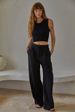 Load image into Gallery viewer, By Together - S1106N | Knit Seamless Ribbed Round Neck Sleeveless Top: White / ML
