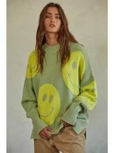 Load image into Gallery viewer, BY TOGETHER - Focus On The Good Sweater - Green And Yellow
