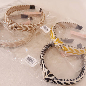 Ellison+Young - Southern French Slim Headband: Black