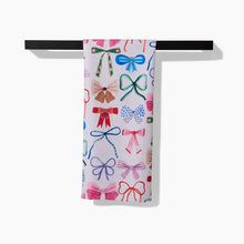 Load image into Gallery viewer, Geometry- Bows Tea Towel
