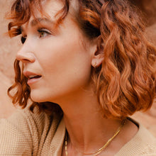 Load image into Gallery viewer, Made By Mary - Snake Hoop Earrings: Gold
