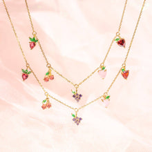 Load image into Gallery viewer, Girls Crew - Fruit Basket Choker: Gold
