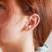 Load image into Gallery viewer, Made By Mary - March Birthstone Stud Earrings
