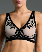 Load image into Gallery viewer, EBY - Sheer Flocked Bra: Madam Muse / L
