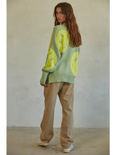 Load image into Gallery viewer, BY TOGETHER - Focus On The Good Sweater - Green And Yellow
