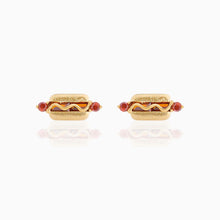 Load image into Gallery viewer, Girls Crew - Hot Dog Studs: Gold
