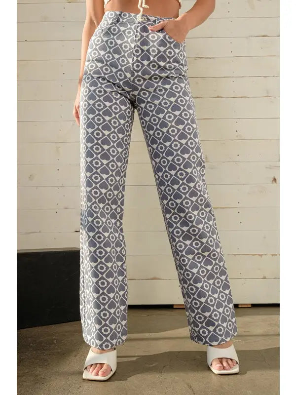 PAPER MOON - Remi Printed Pants