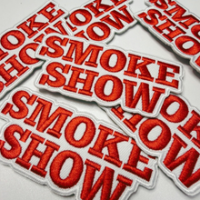 Load image into Gallery viewer, TEELUX - 3.5" Smoke Show -  Embroidered Hat Patch
