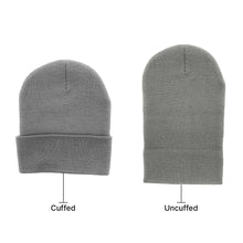 Load image into Gallery viewer, The Park Wholesale - Beanies Caps Toboggan Cuffed Soft Knit in Bulk Multi-Color Plain Blank Wholesale: Neon Green
