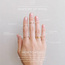 Load image into Gallery viewer, MADE BY MARY - Hammered Stacking Ring
