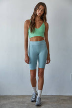 Load image into Gallery viewer, By Together - S1003 | Seamless Ribbed Triangle Chest Spaghetti Strap Brami: White / SM
