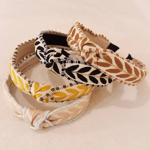 Ellison+Young - Southern French Slim Headband: Black
