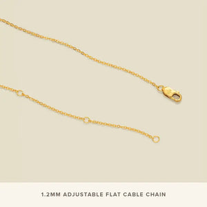 Gold Adjustable Pendant Chain