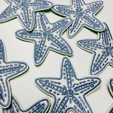 Load image into Gallery viewer, TEELUX - 2" Starfish  - Embroidered Hat Patch: Embroidered Patch
