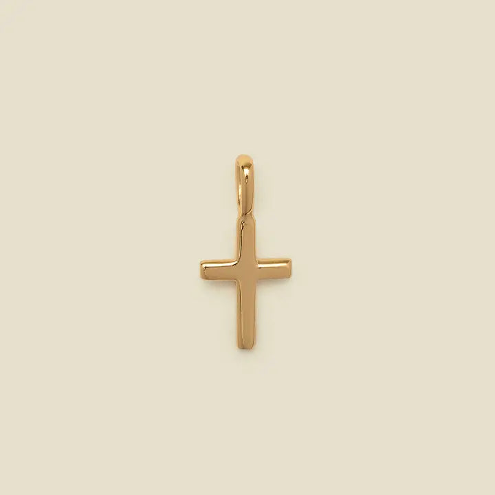 Gold Cross Charm