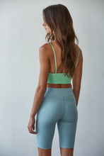 Load image into Gallery viewer, By Together - S1003 | Seamless Ribbed Triangle Chest Spaghetti Strap Brami: White / ML
