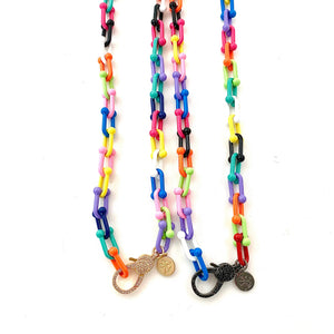 Karli Buxton - Rainbow U Chain: Gold / 20"