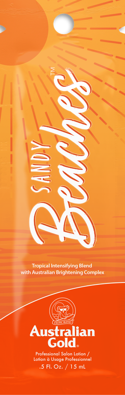 Australian Gold Sandy Beaches Tanning Lotion Packet
