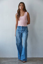 Load image into Gallery viewer, By Together - S1187N | Double Layered Seamless Top: Powder Pink / ML
