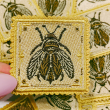 Load image into Gallery viewer, TEELUX - 2" Bee -  Embroidered Hat Patch: 2" Embroidered Patch
