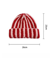 Load image into Gallery viewer, Funkyrel® Atzbranding Limited - Haila - Color-block Striped Cuffed Knitted Beanie - Warm &amp; Stylish: Yellow
