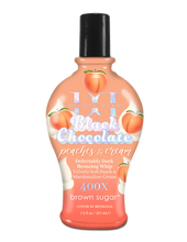 Load image into Gallery viewer, Black Chocolate Peaches and Cream Tanning Lotion Bottle
