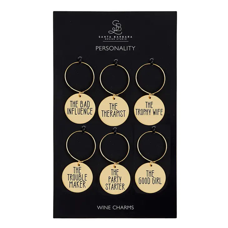 SANTA BARBARA DESIGN STUDIO - Wine Personality Charm Set