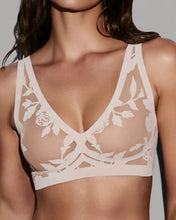 Load image into Gallery viewer, EBY - Sheer Flocked Bra: Madam Muse / L
