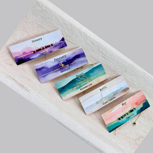Picki Nicki - Birthstone Bracelet Gemstone Sets on Cards