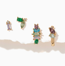 Load image into Gallery viewer, Girls Crew - Flora and Fauna Earring Set: Gold
