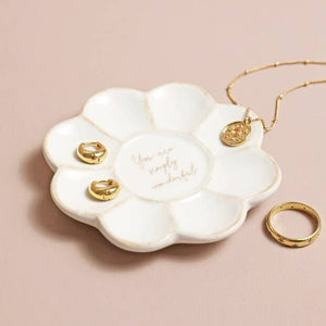 Lisa Angel - You Are Wonderful Flower Trinket Dish