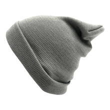 Load image into Gallery viewer, The Park Wholesale - Beanies Caps Toboggan Cuffed Soft Knit in Bulk Multi-Color Plain Blank Wholesale: Orange
