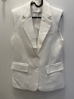 ENDLESS ROSE - White Blazer