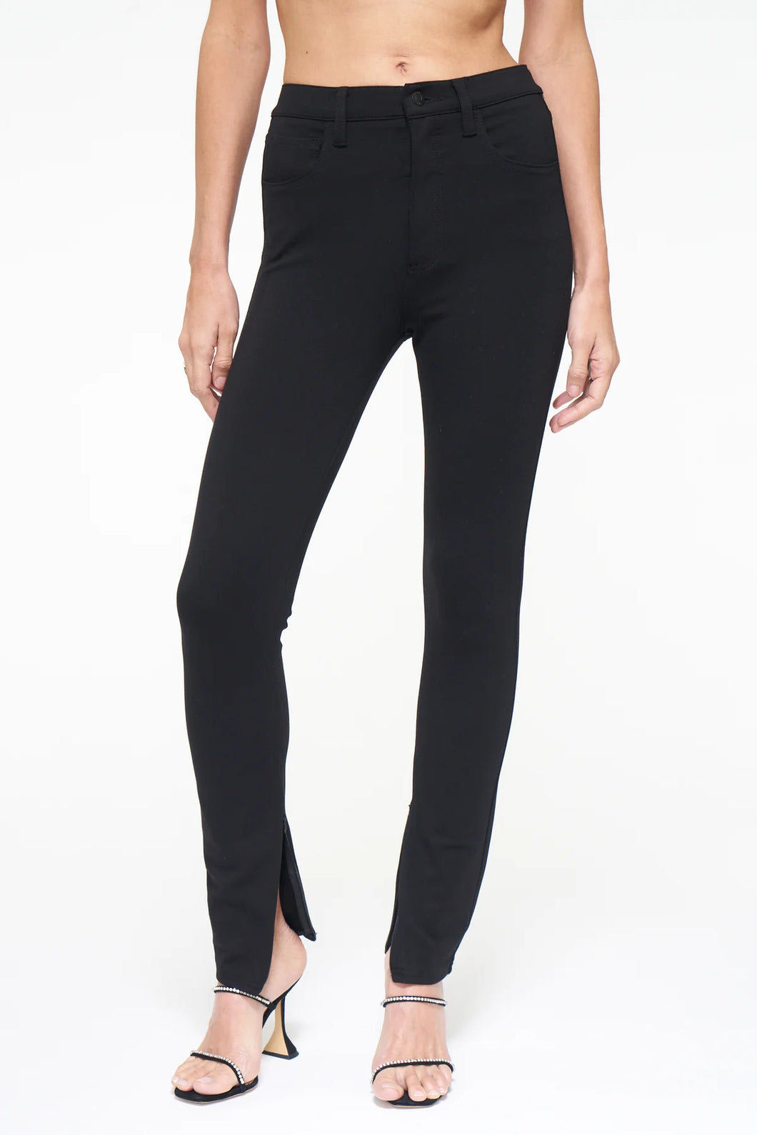 PISTOLA - Kendall High Rise Skinny Scuba W/ Zippers - Night Out