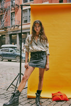 Load image into Gallery viewer, FREE PEOPLE - Moto Color Block Shirt - Sand Jam
