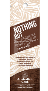 Australian Gold Packet - Nothing But Bronze Coconut: Advanced Ultra Dark Natural & DermaDark Bronzer