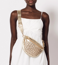 Load image into Gallery viewer, Cleobella Gold Crossbody Bag
