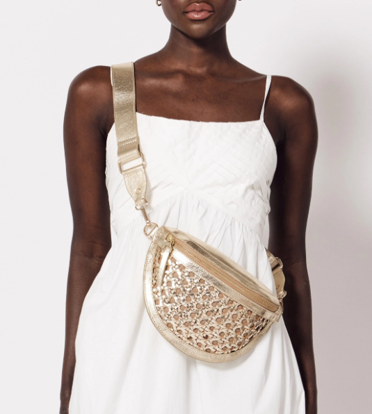 Cleobella Gold Crossbody Bag