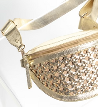 Load image into Gallery viewer, Cleobella Gold Crossbody Bag

