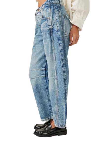FREE PEOPLE - Good Luck Mid Rise (Ultra Light Beam)