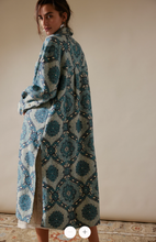 Load image into Gallery viewer, FREE PEOPLE - brick lane jacquard maxi shirt jacket

